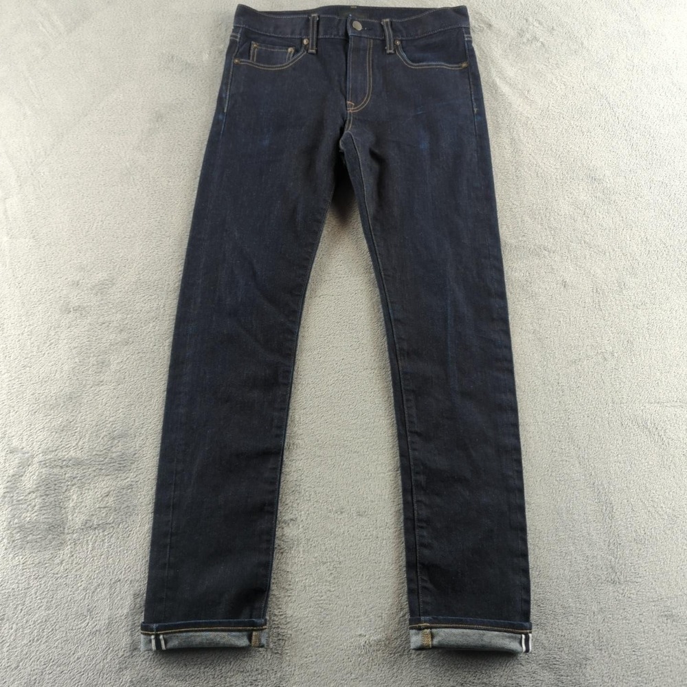 Uniqlo Jeans Mens 30x34 Slim Straight Selvedge Stretch Japanese Denim Kaihara